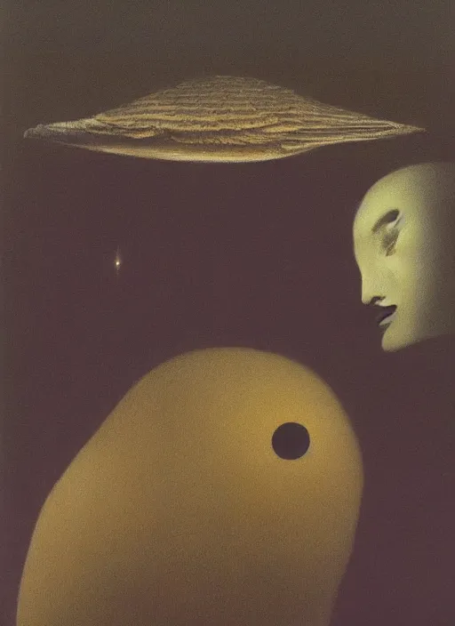 Image similar to strange eerie birds find and eat snakes on the face of jupiter and venus, edward hopper and james gilleard, zdzislaw beksinski, mark ryden, wolfgang lettl highly detailed, hints of yayoi kasuma, odilon redon. drexler