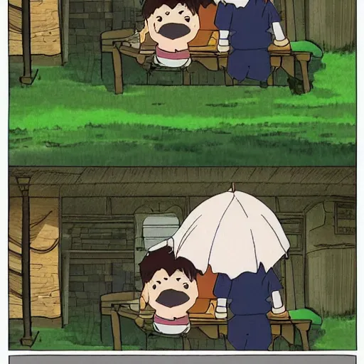 Prompt: studio ghibli meme