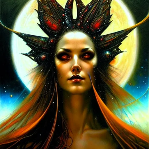 Image similar to Celestial Witch by Karol Bak