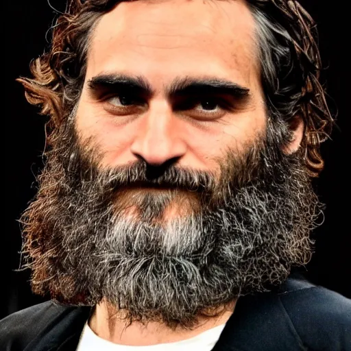 Prompt: joaquin phoenix made of quinoa