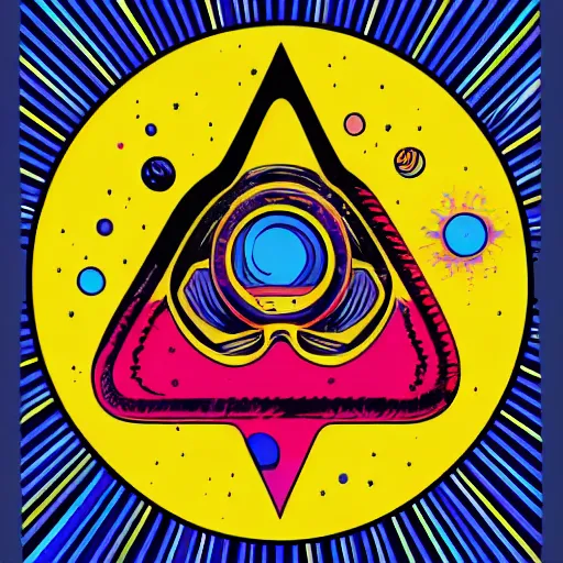 Image similar to 2 planet collapse particle fusion element macro cosmic art by butcher billy, sticker, colorful, illustration, highly detailed, simple, smooth and clean vector curves, no jagged lines, vector art, smooth andy warhol style