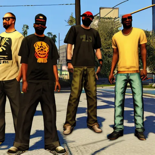 wu tang clan in gta v | Stable Diffusion | OpenArt