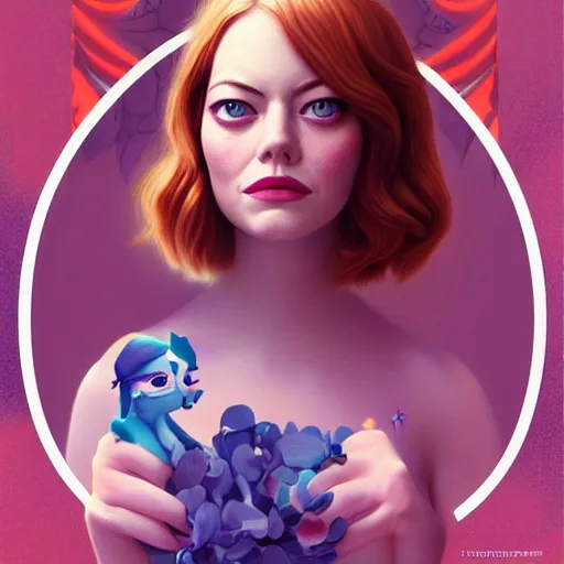 Prompt: full body lofi portrait of Emma Stone as a Disney princess, Pixar style, professional studio lightening, volumetric lightening, photorealism by Tristan Eaton Stanley Artgerm and Tom Bagshaw