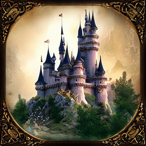 Image similar to Fantasy Castle