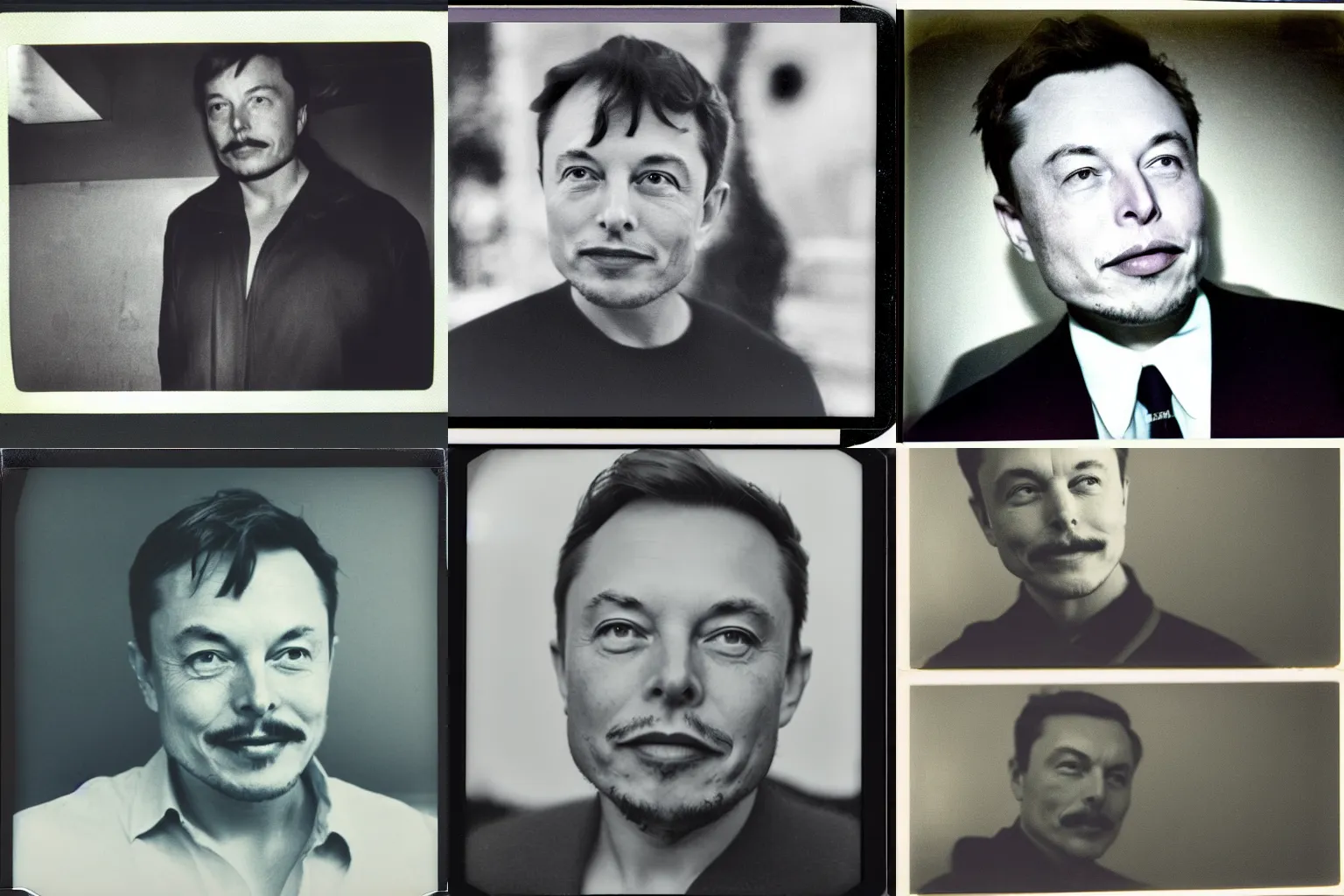 Prompt: polariod of Elon Musk by Tarkovsky