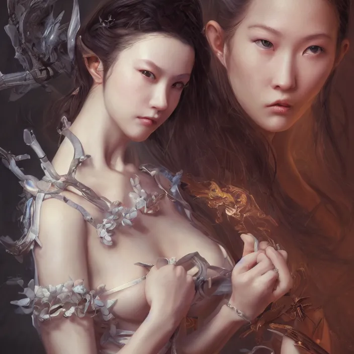 Prompt: a masterpiece ultrarealistic ultradetailed portrait of a very beautiful ninja girl, baroque renaissance. medium shot, intricate, elegant, by stanley artgerm lau, wlop, rossdraws, james jean, andrei riabovitchev, marc simonetti, light by julie bell, ismail inceoglu, porcelain skin. global illumination. vfx