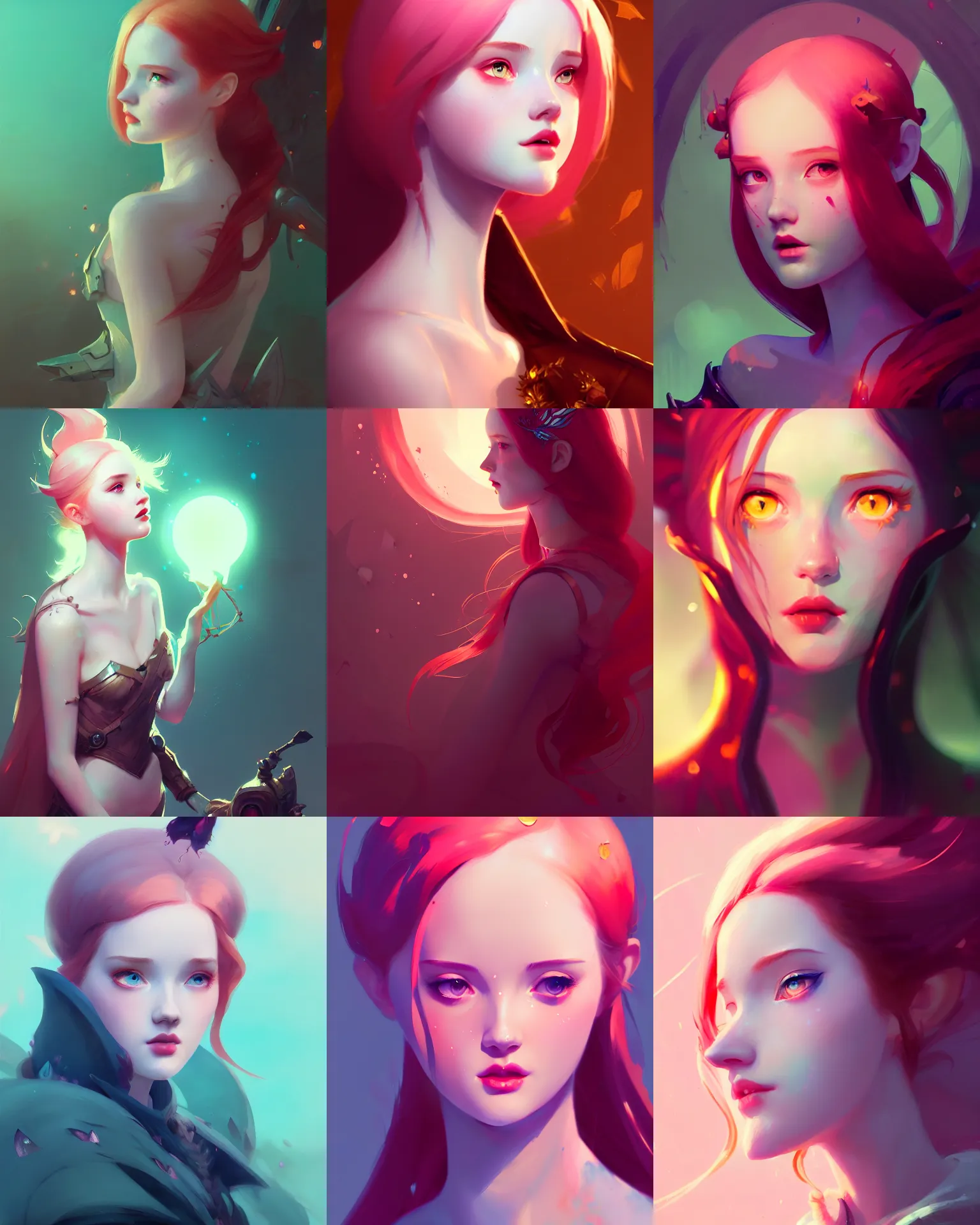 Prompt: painted portrait, ellie bamber fairy, backlit, smooth, gaudy colors, octane render aesthetic, overlord, dota matte painting concept art, official fanart behance artstation by atey ghailan, greg tocchini, james gilleard, joe fenton, kaethe butcher