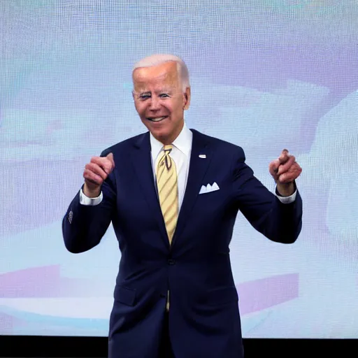 Image similar to joe biden doing the dab, 4k