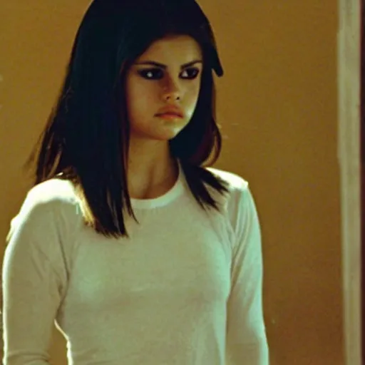 Image similar to A still of Selena Gomez as Samara in The Ring (2002)