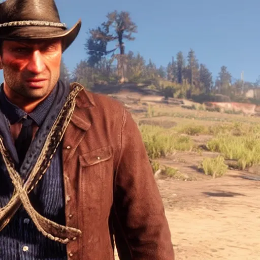 Image similar to Vitaliy Klitschko in Red Dead Redemption 2