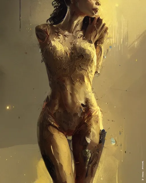 Image similar to beauty girl, perfect body, hyper detailed, insane details, intricate, elite, elegant, luxury, by ismail inceoglu dragan bibin hans thoma greg rutkowski alexandros pyromallis rene maritte illustrated, perfect face, fine details, realistic shaded, fine - face, pretty face