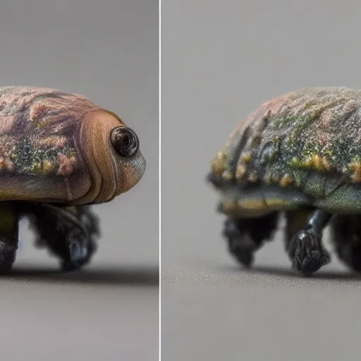 Prompt: closeup, frontview, tardigrade, photorealistic, smooth, sharp focus