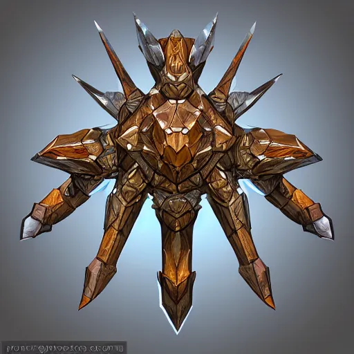 Image similar to concept art of crystal hammer, full front view, perfect symmetry, rpg, digital art, d & d, digital painting, intricate details, ultra realistic, volumetric lighting, warm colors advance, cell shading