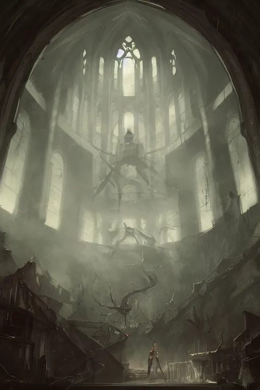 Image similar to asylum from the outside, old asylum, high octane, 8 k, digital art, magic the gathering, mtg, by greg rutkowski, trending on artstation