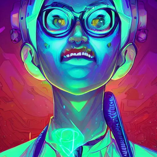 Image similar to skill magic geek inside matrix deepdream radiating a glowing aura stuff loot legends stylized digital illustration video game icon artstation lois van baarle, ilya kuvshinov, rossdraws,