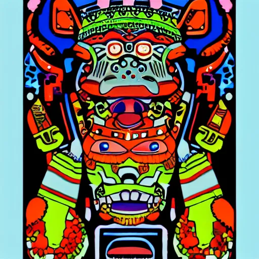 Image similar to portrait of xolotl