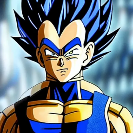 Prompt: vegeta in the live action movie, in the style of dragonball the movie