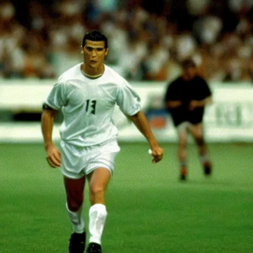 Image similar to movie still of cristiano ronaldo as knish in rounders (1998),