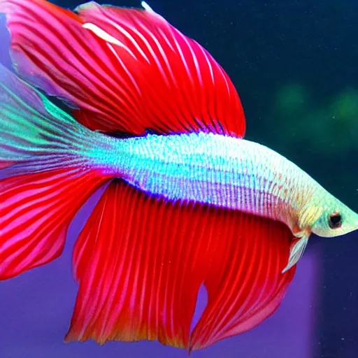 Image similar to a graceful betta fish