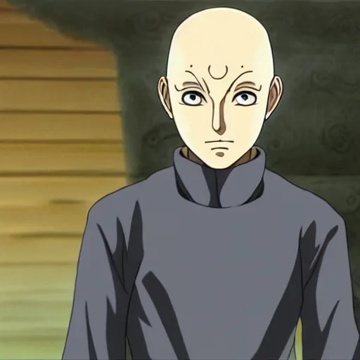 Prompt: Bald Naruro Uzumaki