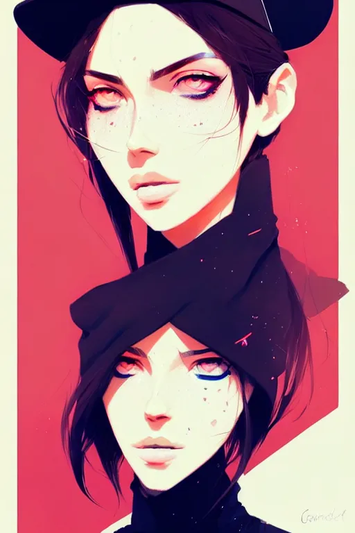 Image similar to a ultradetailed beautiful portrait panting of a stylish woman wearing a snapback, by conrad roset, greg rutkowski and makoto shinkai, trending on artstation