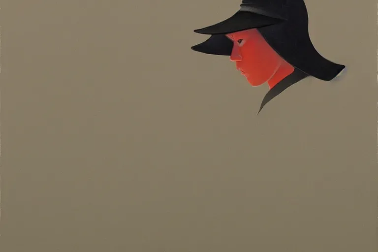 Image similar to samurai in raven - shaped hat artwork by tim eitel