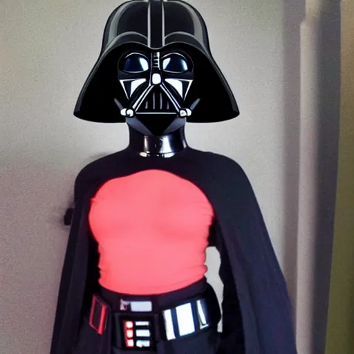 Image similar to female darth vader