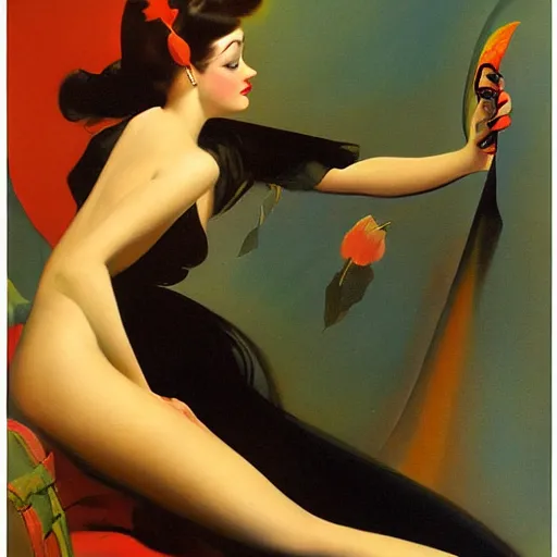 Image similar to painting by vargas, rolf armstrong