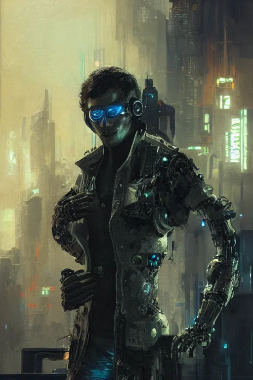 Image similar to a futuristic cyberpunk hacker a cybernetic eyepatch, upper body, highly detailed, intricate, sharp details, dystopian mood, sci-fi character portrait by gaston bussiere, craig mullins