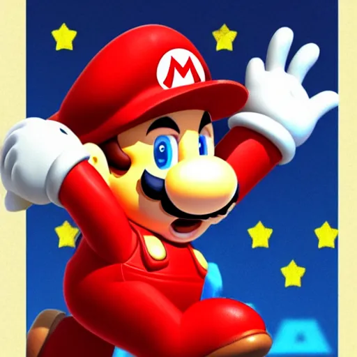 Image similar to !dream mario holding a gun , historical photo