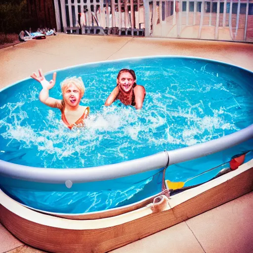 Image similar to drowning in mash potatoes swimming pool while children laugh digital photo