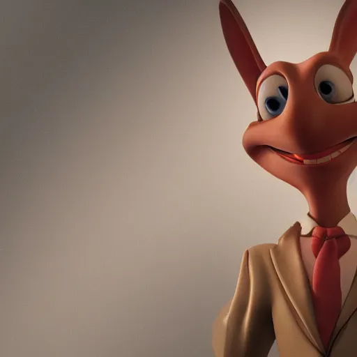 Image similar to Roger rabbit as a human, photo, detailed, 4k