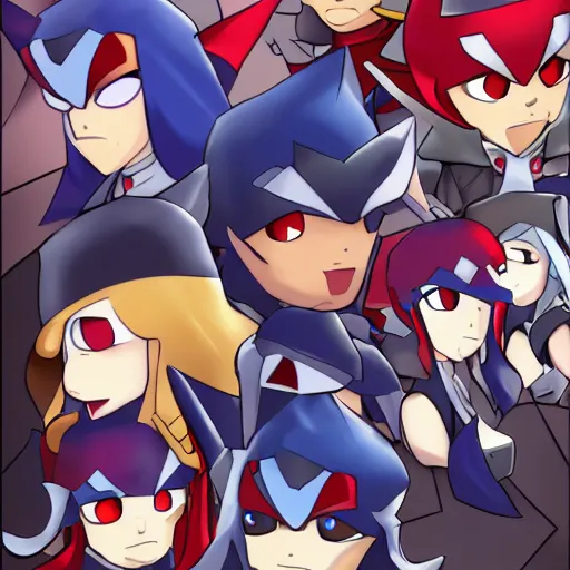 Prompt: Army of Prinny from Disgaea, digital art, Artstation