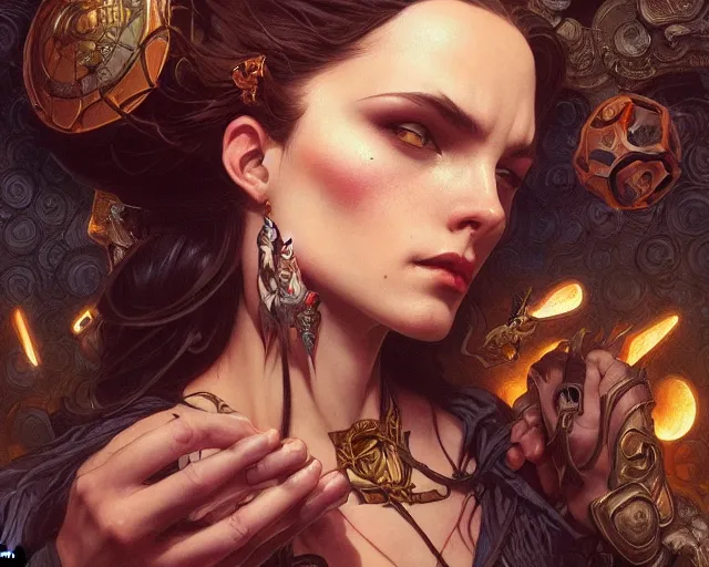 Image similar to photography of gerald brom, deep focus, d & d, fantasy, intricate, elegant, highly detailed, digital painting, artstation, concept art, matte, sharp focus, illustration, hearthstone, art by artgerm and greg rutkowski and alphonse mucha