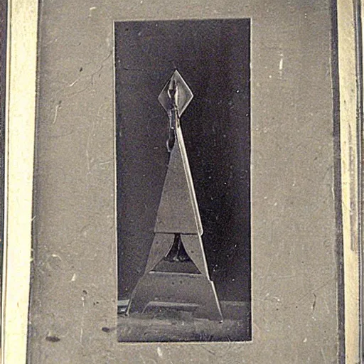 Image similar to B&W photograph recovered original guillotine paris france 1780