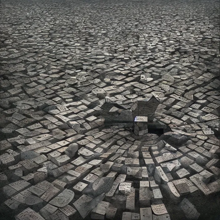 Prompt: , spaces between the spaces in spatial space, by erik johansson