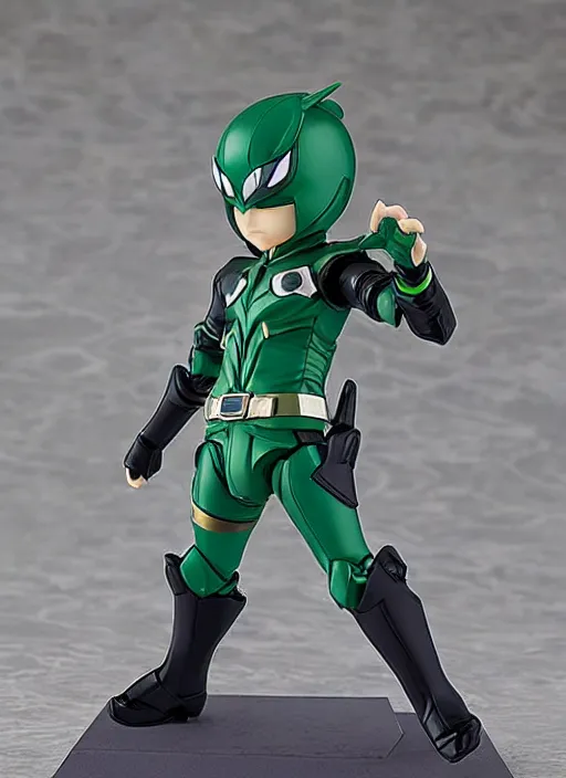 Image similar to kamen rider, an anime nendoroid of kamen rider, figurine, detailed product photo