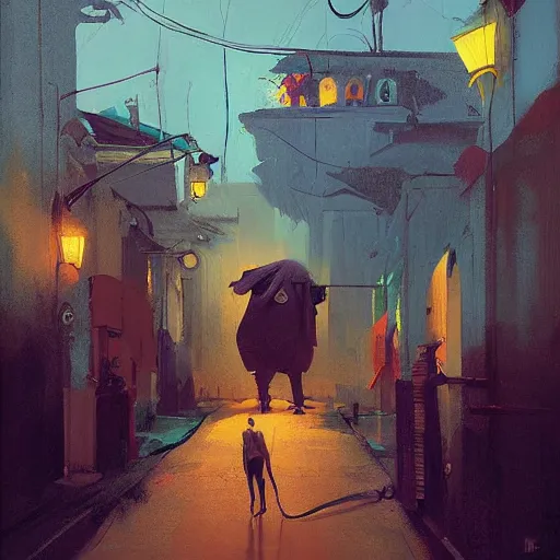 Prompt: Salvador Bahia, Pelorinho, artwork by Sergey Kolesov, arstation,