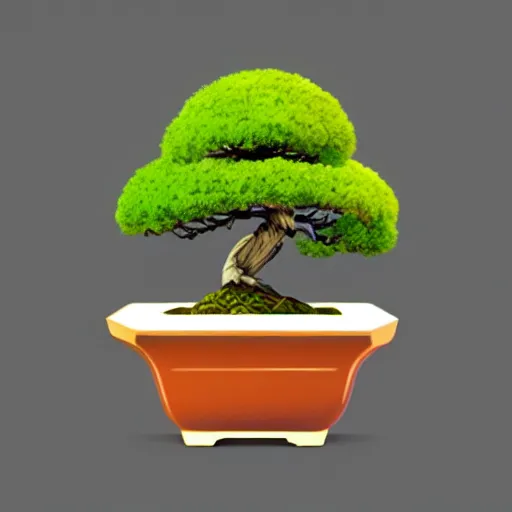 Image similar to bonsai tree but minimalistic concept art by frank stella gilleard james whalen tom, colorful, soft light, trending on artstation, minimalism