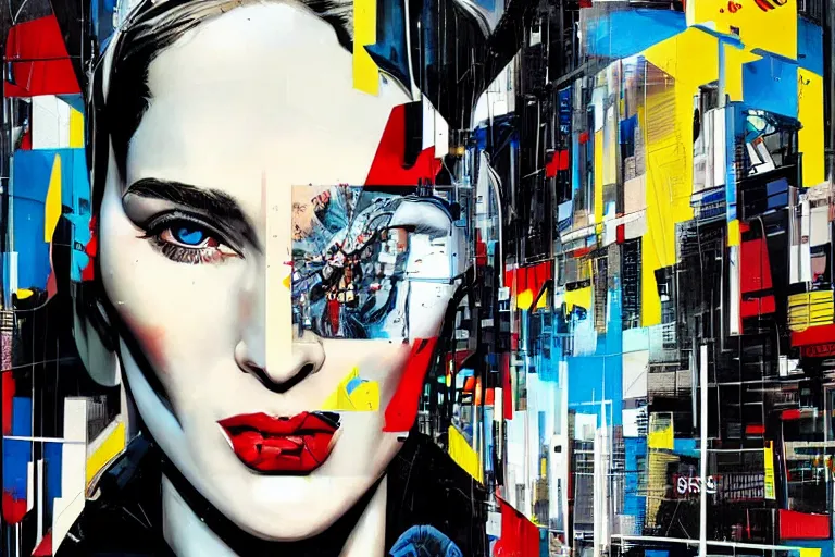 Prompt: DAVI magazine cover, the coming AI singularity, by chevrier