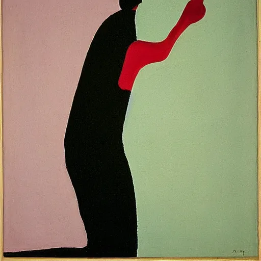 Image similar to A character by Milton Avery