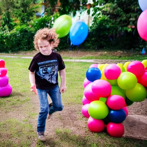 Image similar to rasmus playing at a children's birthday party