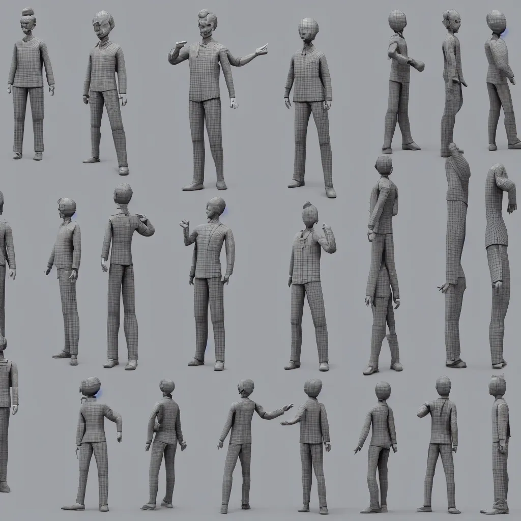 Character Design pose - CLIP STUDIO ASSETS