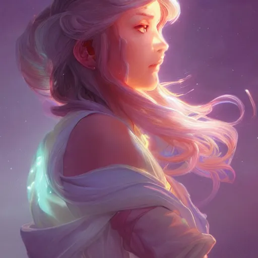 Image similar to aurora, child of light, highly detailed, digital painting, artstation, concept art, smooth, sharp focus, illustration, Unreal Engine 5, 8K, art by artgerm and greg rutkowski and alphonse mucha