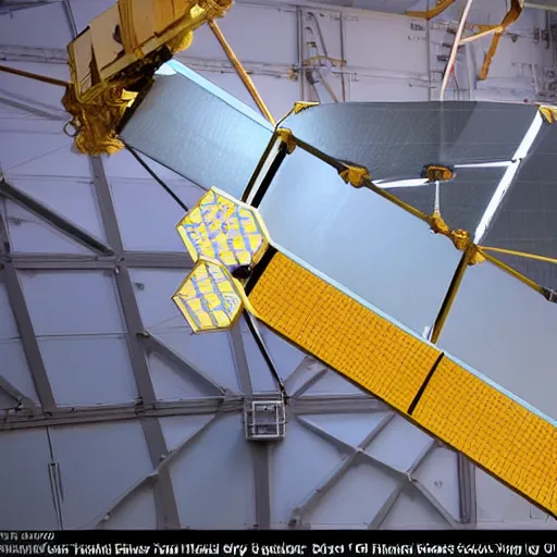 Image similar to pictures from the james webb telescope