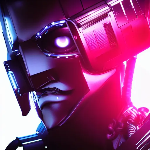 Prompt: cyberpunk the matrix robot, 1 9 8 0 s theme, holpgraphic, glowing eyes, roboto texture skin, close up of face, punk, wide shot, unreal engine 5 render, 4 k