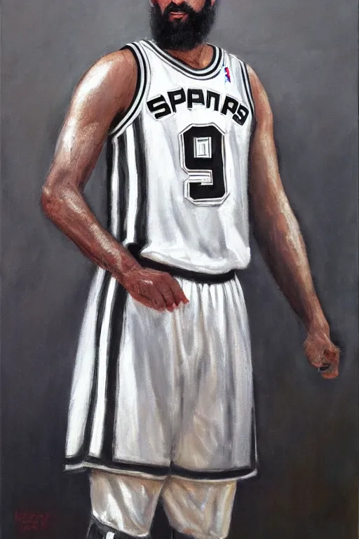 Image similar to full body portrait of the dictator of the san antonio spurs, 1 8 8 9, in full military garb, silver, black, white, greg popovich, oil on canvas by william sidney mount, trending on artstation