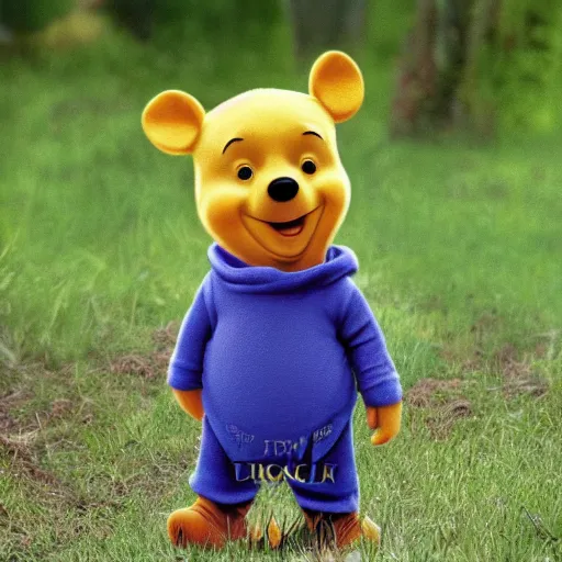 Prompt: winnie the pooh copyrights himself