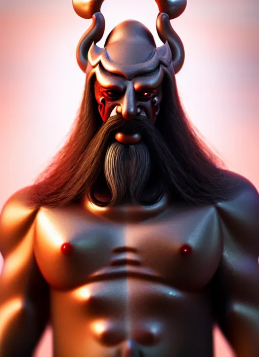 Image similar to chinese god of thunder, character design, creepy, scary, realistic proportions, high quality skin, soft skin, profile picture, cinematic, photorealistic, 4 k textures, high details, nvidia, 3 d render, unreal engine, octane render