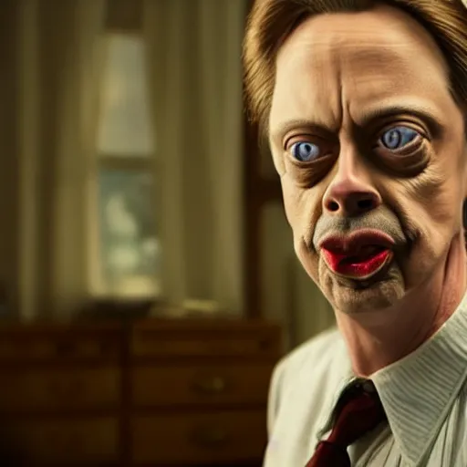 Image similar to a still of a cat as steve buscemi, highly detailed movie still, 4 k, marvel cinematic